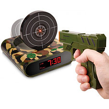 Будильник-мишень Gun Alarm Clock цвет Камуфляж, фото 3