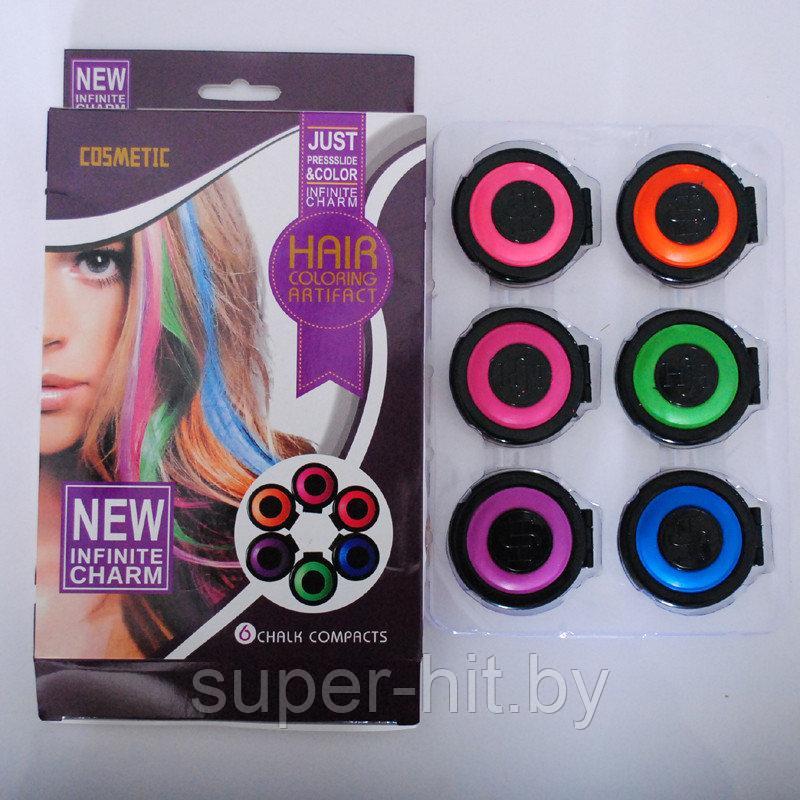 Мелки для волос Hair Coloring Artifact 6 цветов - фото 3 - id-p101739242