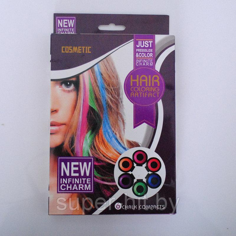 Мелки для волос Hair Coloring Artifact 6 цветов - фото 9 - id-p101739242