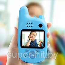 Детский цифровой фотоаппарат Walkie Talkie HD камера с рацией, фото 3