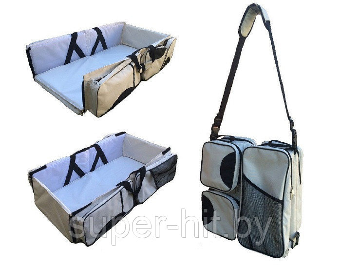 Детская сумка-кровать Ganen Baby Travel Bed and Bag - фото 5 - id-p102111740