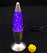 Лава-лампа Glitter 20 см (многоцветная с блестками) USB, фото 2
