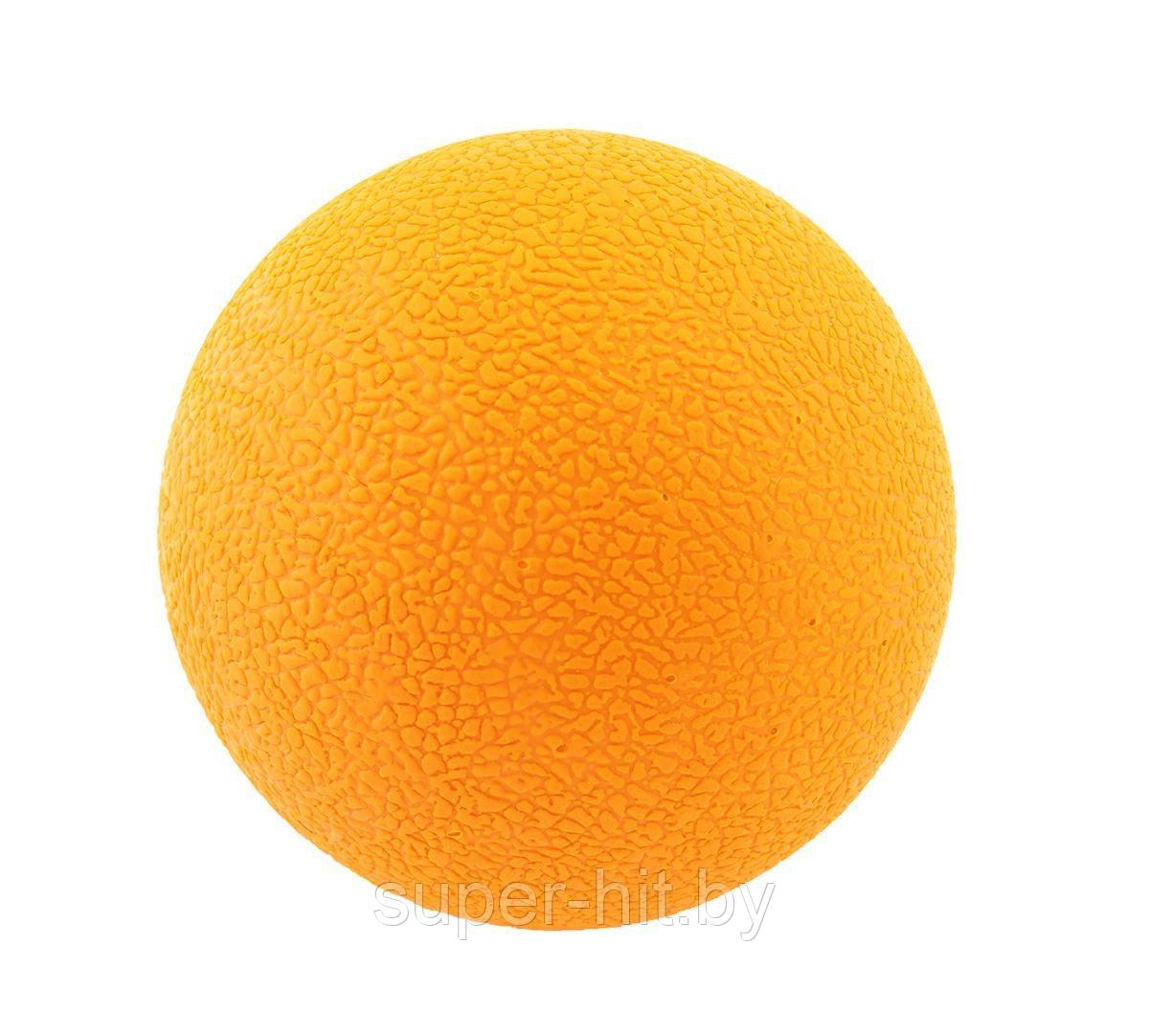 Мяч массажный SiPL для восстановления мышц 6 см Оранжевый - фото 1 - id-p170603701