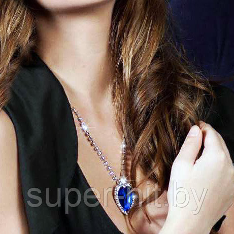 Комппект «СЕРДЦЕ ОКЕАНА» ожерелье + серьги - фото 5 - id-p170605745