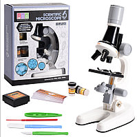 Детский Микроскоп Scientific Microscope (с 3 объективами 1200х 400х 100х )