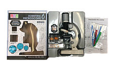 Детский Микроскоп Scientific Microscope (с 3 объективами 1200х 400х 100х ), фото 3