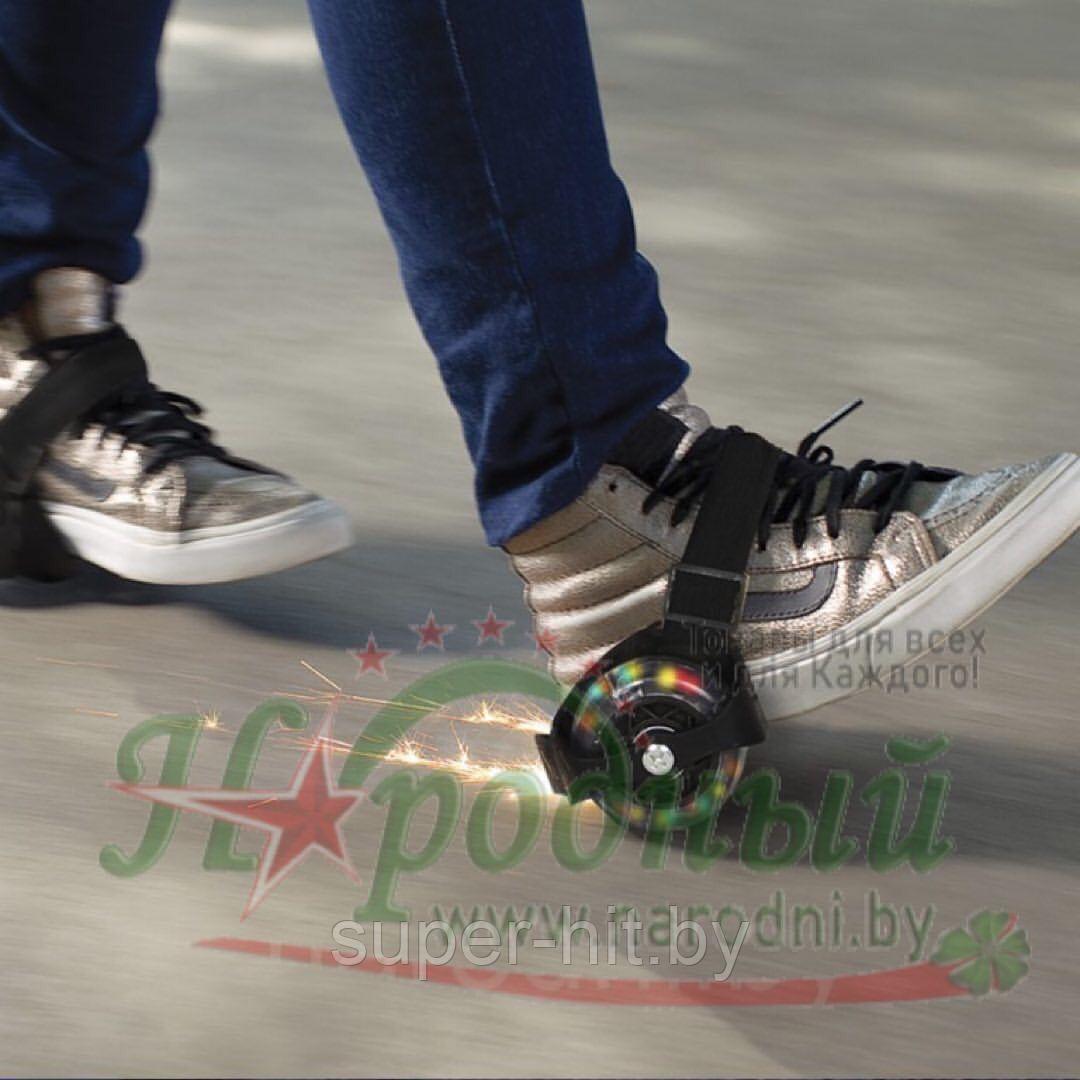 Накладные мини-ролики Flashing Roller со светящимися колесами - фото 2 - id-p129003712