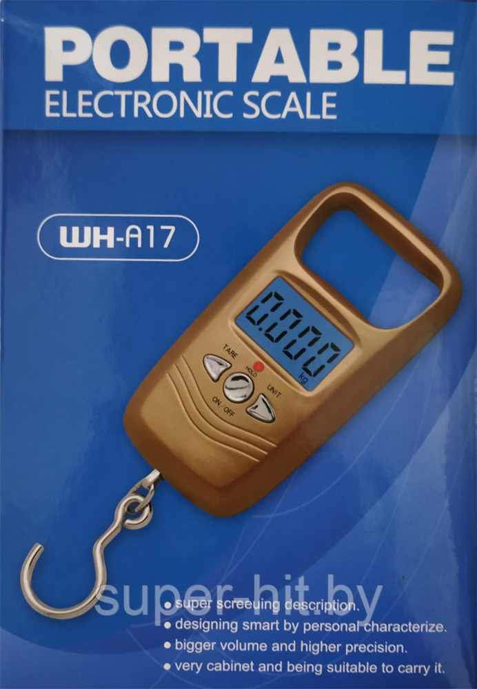 Весы безмен Portable Electronic Scale WH-A17 - фото 6 - id-p170605764