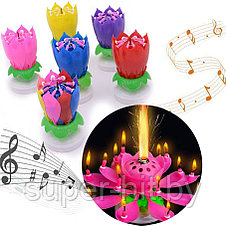 Праздничная музыкальная свеча Music Candle, фото 3