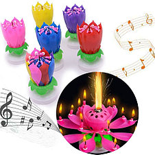 Праздничная музыкальная свеча Music Candle, фото 3