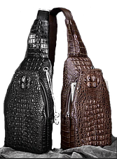 Набор Мужская сумка Аллигатор + Мужское портмоне Wild Alligator (Набор для настоящих мужчин), фото 3