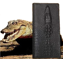 Набор Мужская сумка Аллигатор + Мужское портмоне Wild Alligator (Набор для настоящих мужчин), фото 2
