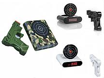 Будильник-мишень Gun Alarm Clock (цвет - черный), фото 2