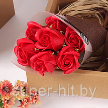 Букет из мыльных роз в подарочной коробке, фото 2