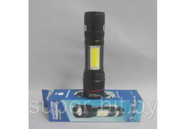 Тактический фонарь POLICE BL 520 Q5 99000W фонарик 300 Lumen USB Черный