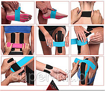 Кинезио тейп Kinesiology Tape (Китай) упаковка 5 м * 5 см, фото 2