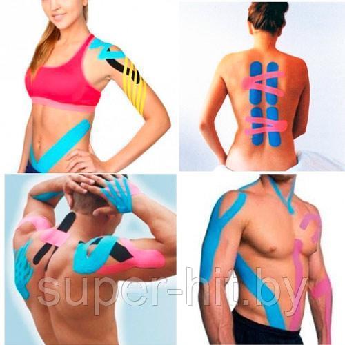 Кинезио тейп Kinesiology Tape (Китай) упаковка 5 м * 5 см - фото 7 - id-p170605201