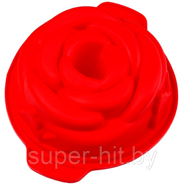 Форма для выпечки силиконовая "Роза" 24 х 19.7 х 6.5 см - фото 1 - id-p170605813