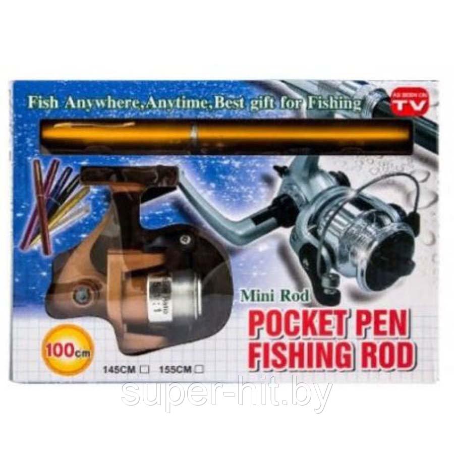 Складная удочка с катушкой Pocket Pen Fishing Rod