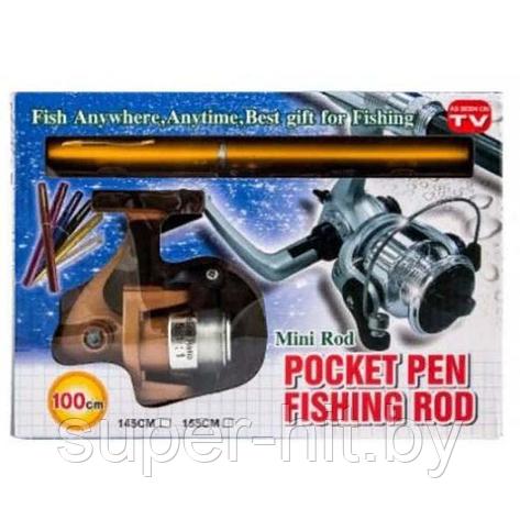 Складная удочка с катушкой Pocket Pen Fishing Rod, фото 2