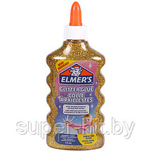 Клей канцелярский с блестками Elmers "Glitter Glue" 177 мл, для слаймов, фото 3