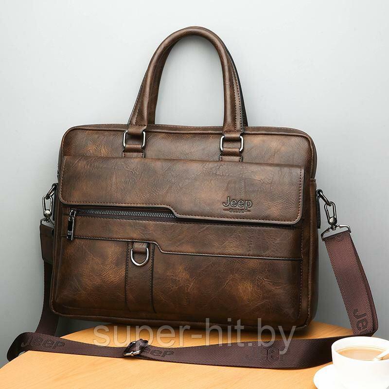 Мужская сумка-портфель JEEP BULUO 3 цвета! - фото 2 - id-p170605217