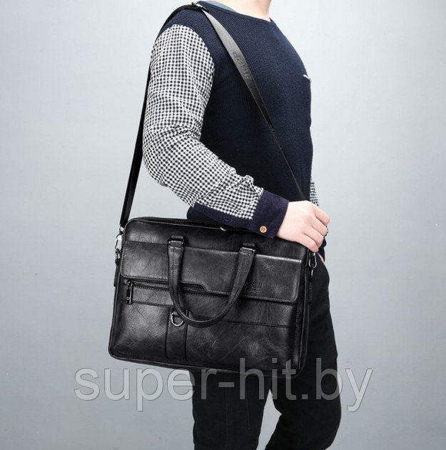Мужская сумка-портфель JEEP BULUO 3 цвета! - фото 9 - id-p170605217