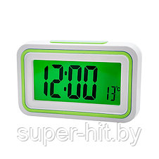 Говорящие часы с будильником и термометром KK-9905TR, фото 2