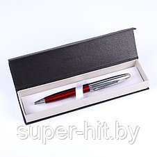 Ручка подарочная "Darvish" корпус серебристо-цветной в футляре, фото 2