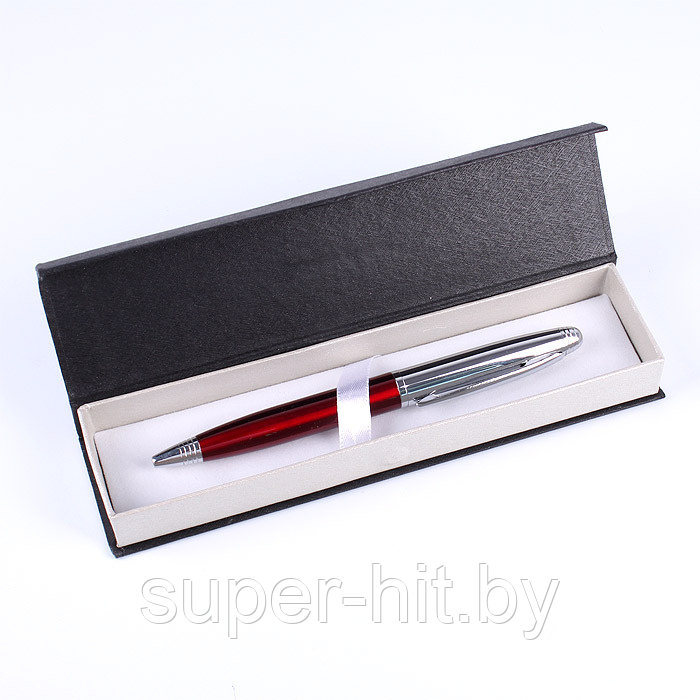 Ручка подарочная "Darvish" корпус серебристо-цветной в футляре - фото 2 - id-p170605851