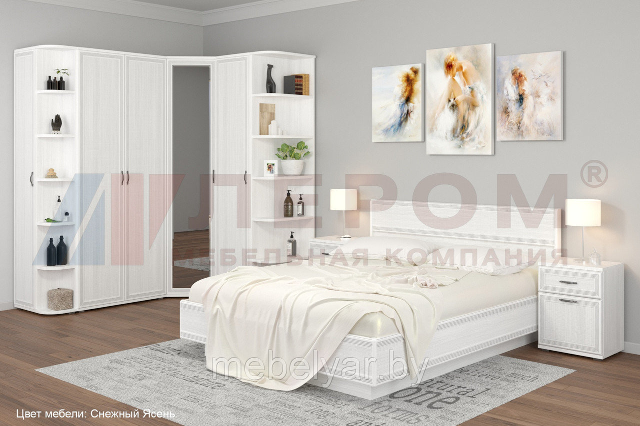 Спальня Лером Карина - композиция 8 (Снежный Ясень) - фото 1 - id-p170607836