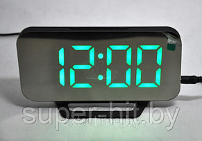 Настольные часы DS-3625L зеленый, фото 2