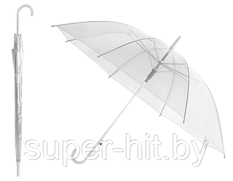 Зонт прозрачный SiPL белый, фото 2