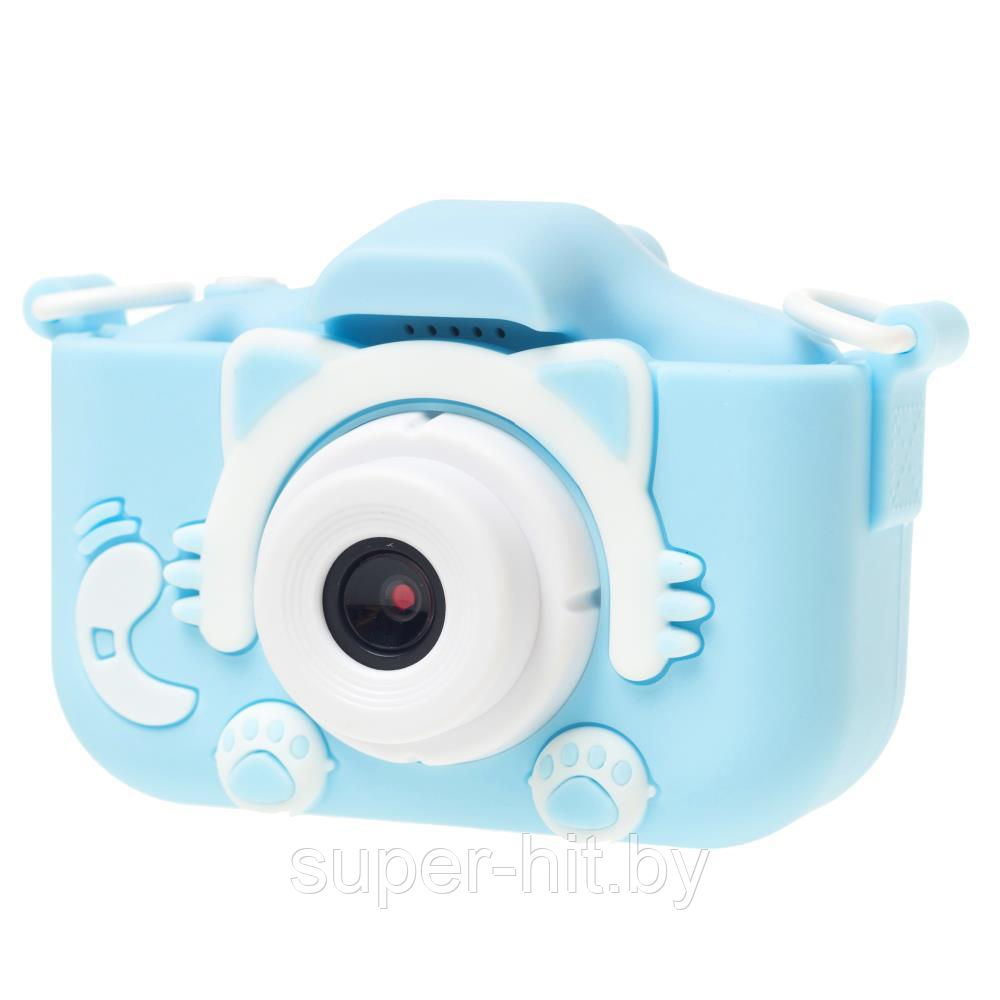 Детский цифровой фотоаппарат GSMIN Fun Camera Kitty со встроенной памятью и играми - фото 4 - id-p170604371