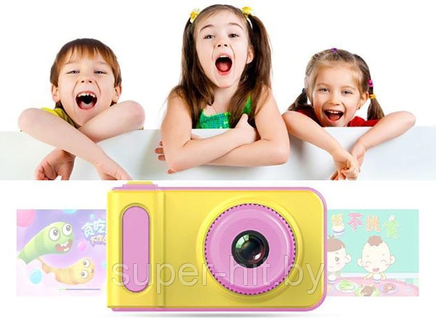 Детский цифровой фотоаппарат Kids Camera Summer Vacation. Фотоаппарат детский