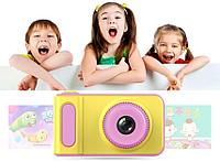 Детский цифровой фотоаппарат Kids Camera Summer Vacation. Фотоаппарат детский