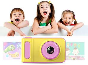 Детский цифровой фотоаппарат Kids Camera Summer Vacation. Фотоаппарат детский