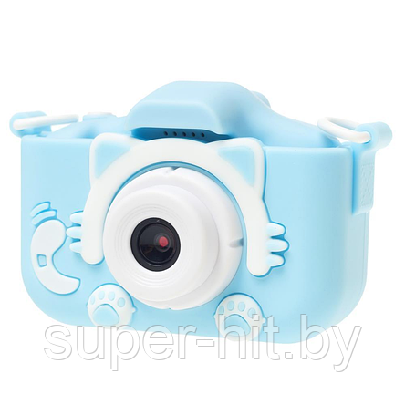 Детский цифровой фотоаппарат GSMIN Fun Camera Kitty со встроенной памятью и играми, фото 2