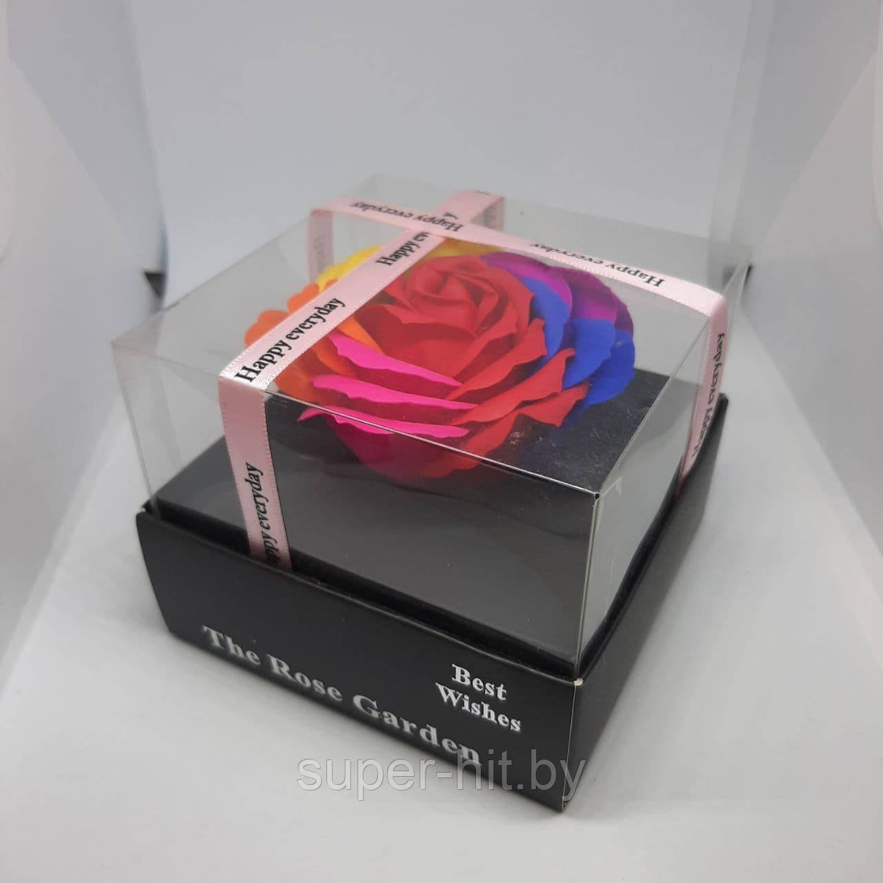 Роза из мыла оригинальная в подарочной коробке - фото 1 - id-p170605881