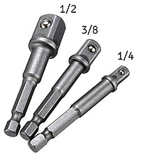 Набор адаптеров 1/2, 3/8, 1/4 SiPL
