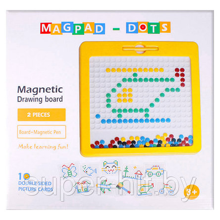 Доска магнитная "Magpad-dots" 31.5*31.5см.Игрушка, фото 2