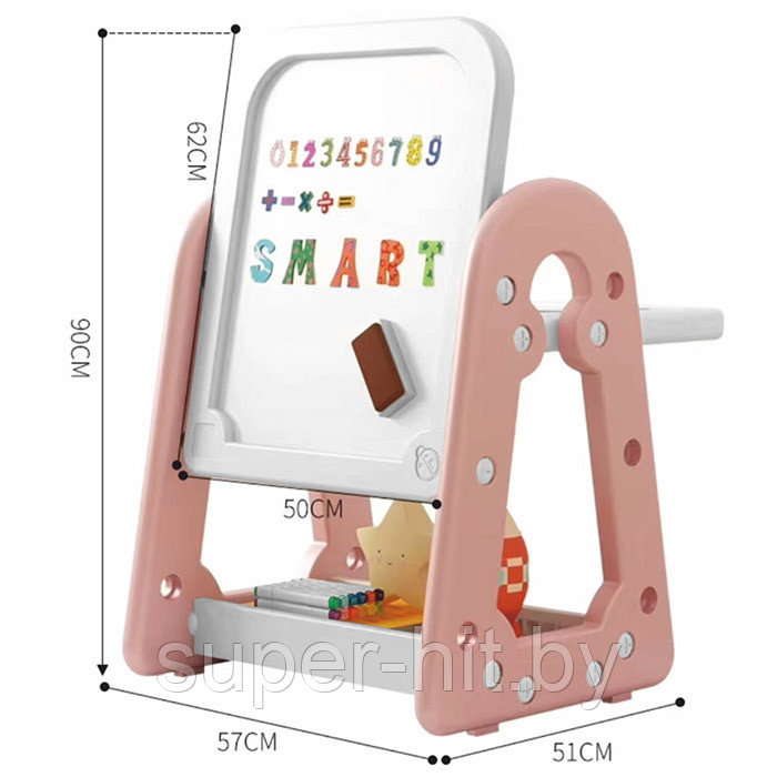 Доска магнитно-маркерная со стульчиком (BLUE) - фото 3 - id-p170606507
