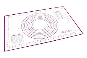 Силиконовый коврик с разметкой 60х40см, фиолетовый, фото 2