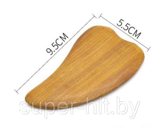 Массажный скребок из натурального сандалового дерева в ассортименте (Гуаша) (в ассортименте 3 формы) - фото 3 - id-p170605495