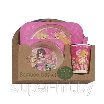 Набор эко-посуды из бамбука "Принцессы", фото 2