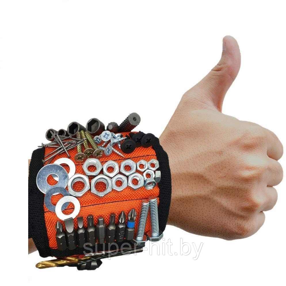Магнитная манжета,( браслет на руку для крепежа с магнитной вставкой MagnoGrip) - фото 3 - id-p170606078