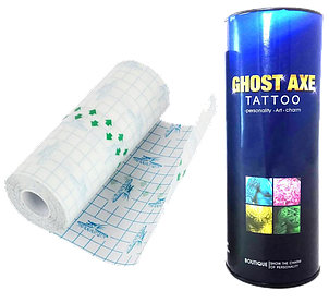 Плёнка заживляющая для тату "GHOST AXE" (15 см. х 10 м) - аналог (Suprasorb F ), фото 2