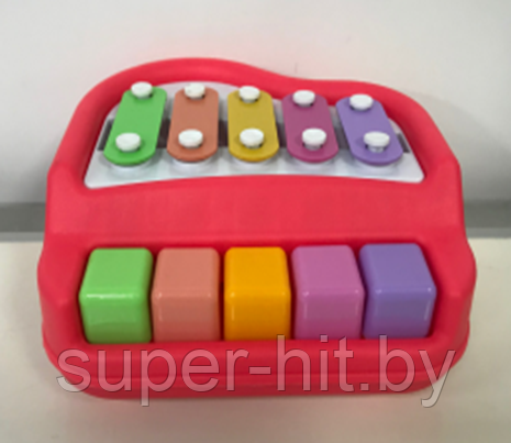 Пианино- ксилофон разноцветный - фото 1 - id-p170606805