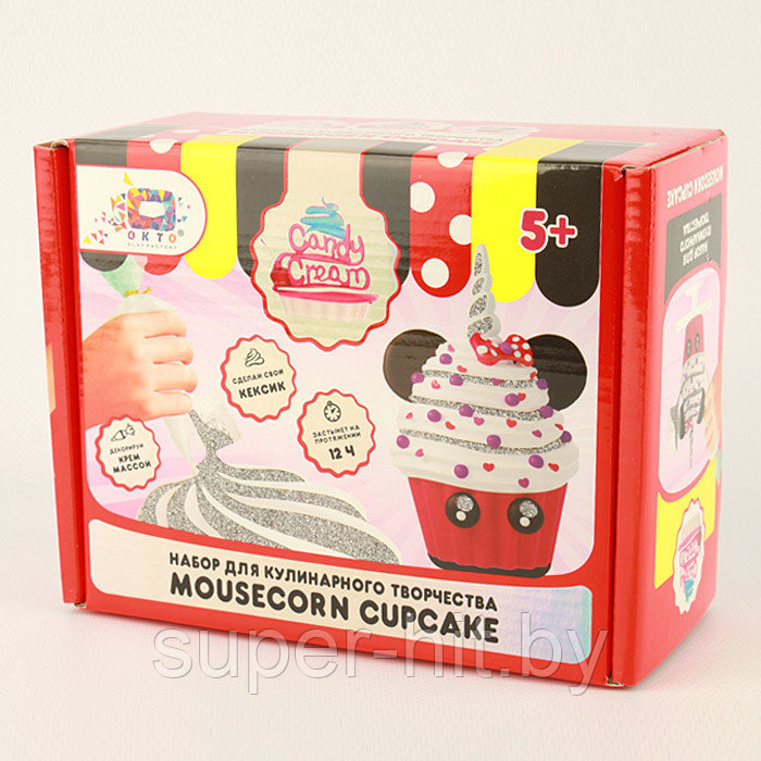 Набор крем-массы для моделирования ТМ Candy Cream Mousecorn Cupcake - фото 6 - id-p170606840
