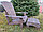 Кресло садовое из массива сосны "Адирондак Небраска" с подставкой для ног, фото 5